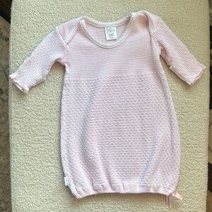 Paty Knit Overlap Shoulder Gown